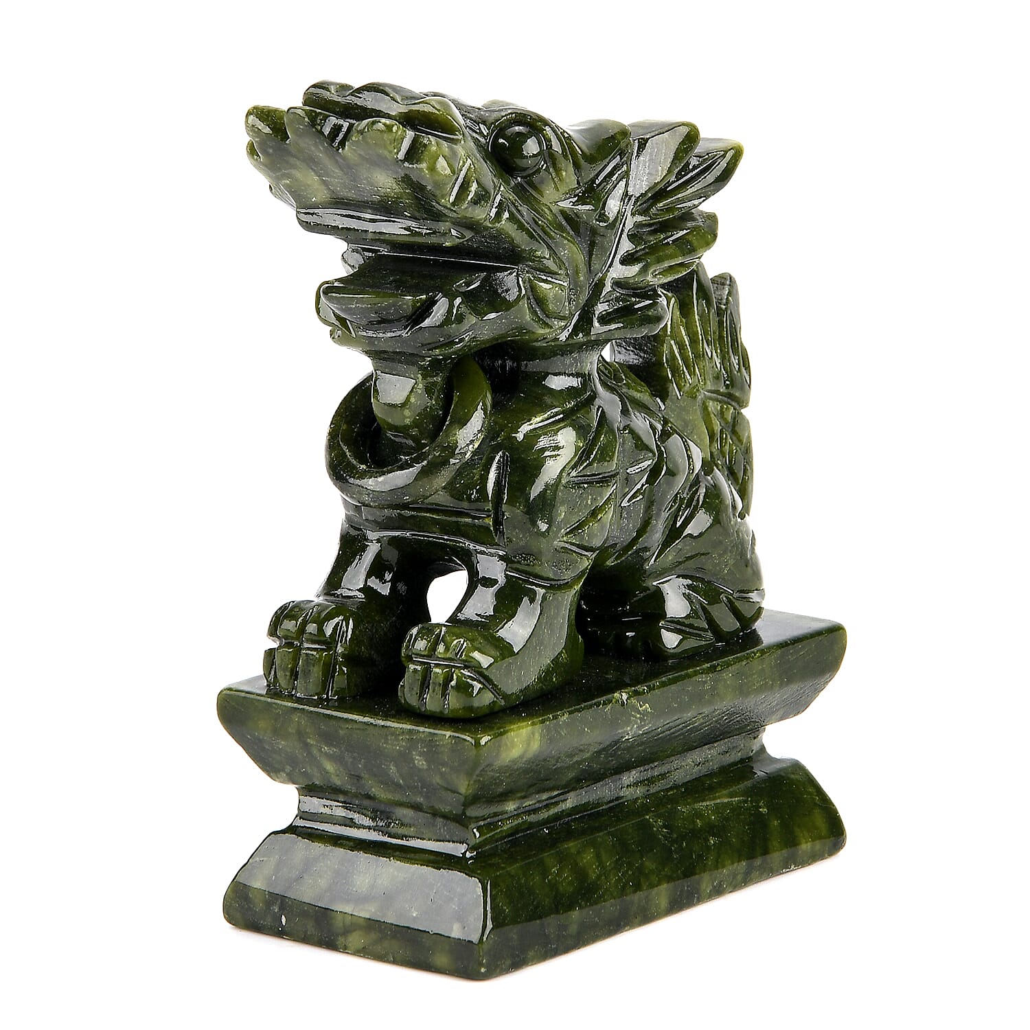 Black Friday Collectors Edition -  2 Pcs Set Serpentine Jade Carved Pixiu Sculpture 5045.00 Ct.