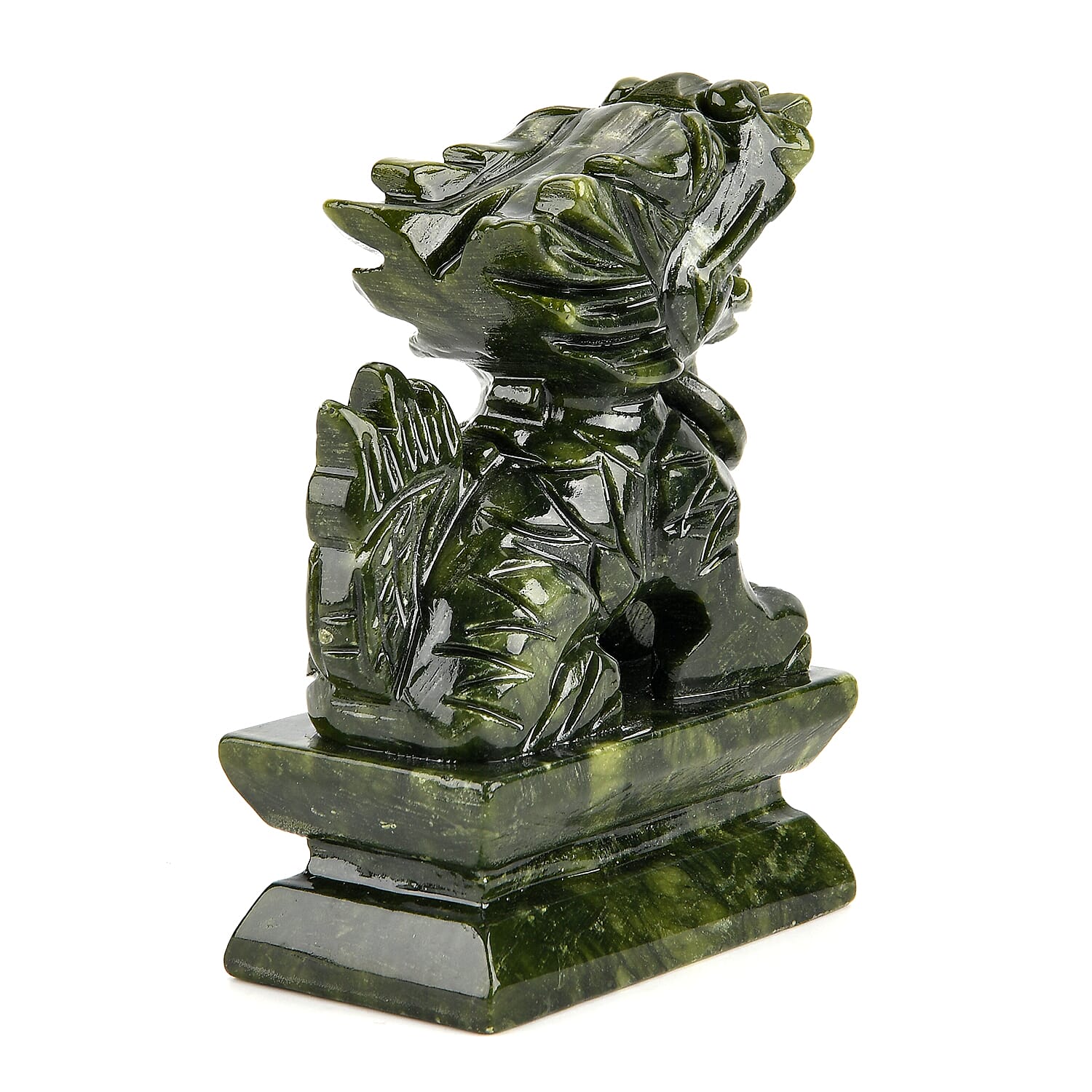 Black Friday Collectors Edition -  2 Pcs Set Serpentine Jade Carved Pixiu Sculpture 5045.00 Ct.