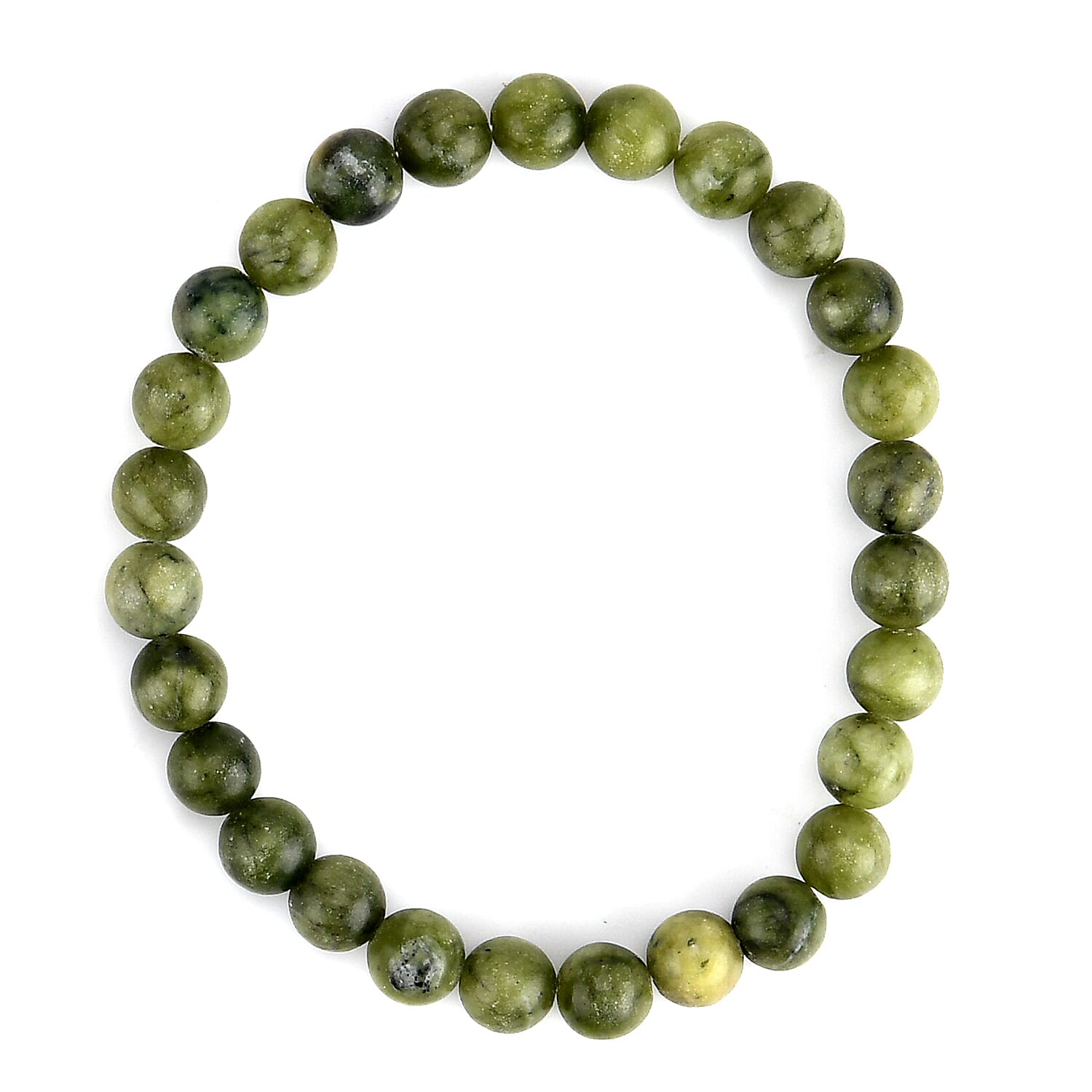 TJC EXCLUSIVE - Extremely Rare Hand  Chinese Jade (Serpentine) Carved Lion Figurine with Bracelet (Size 7.5 Strechable) 6695.00 Ct.