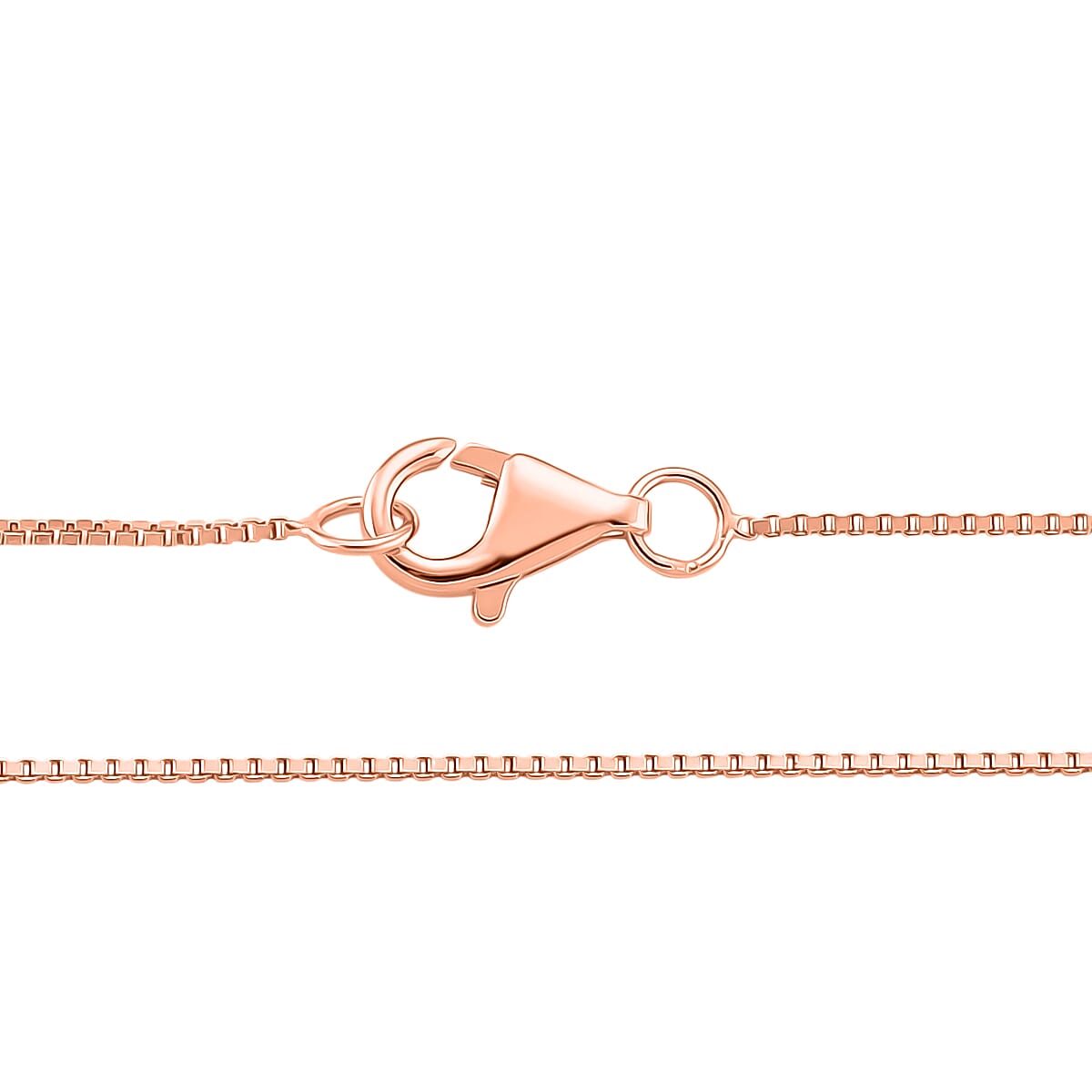 Lucy Q Jigsaw Collection - Puzzle Piece Pendant with Chain (Size 18) in 18K Vermeil Rose Gold Plated Sterling Silver