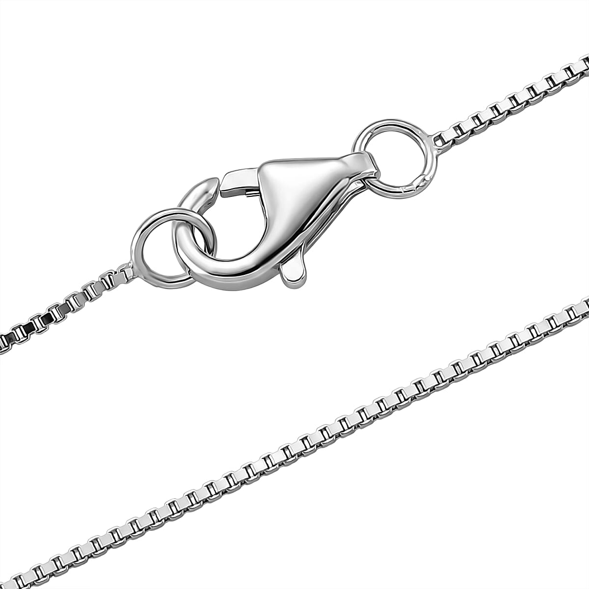 Lucy Q Jigsaw Collection - Puzzle Pieces Pendant with Chain (Size 18) in Rhodium Overlay Sterling Silver