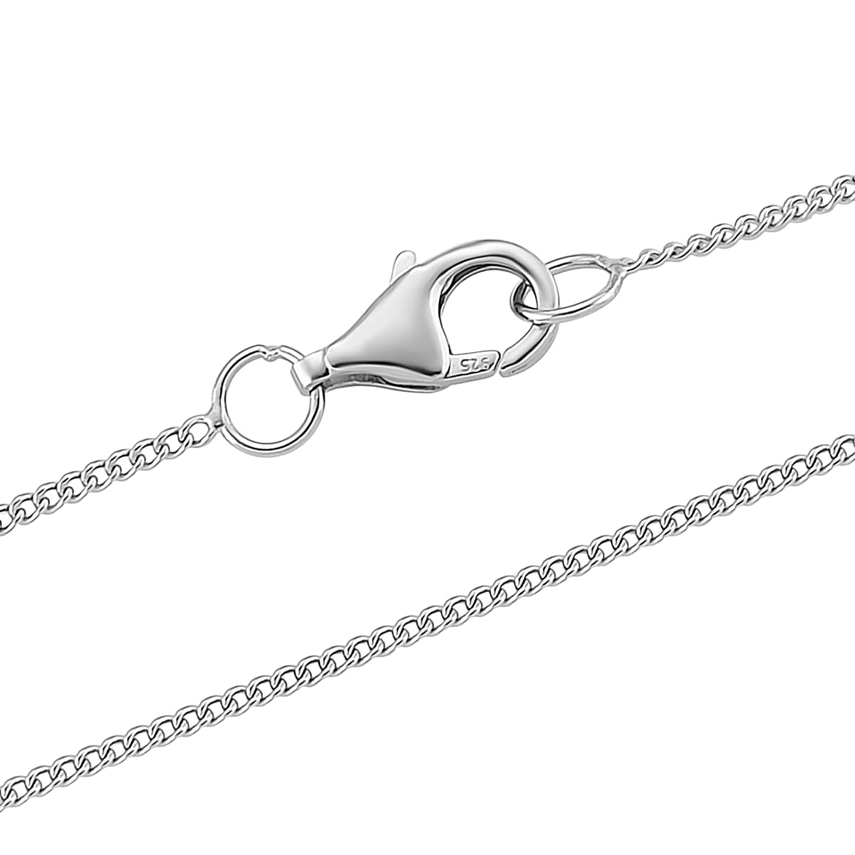 D'Joy Moissanite and Dyed Black Jade Pendant with Chain (Size - 18) in Rhodium Overlay Sterling Silver 3.35 Ct.