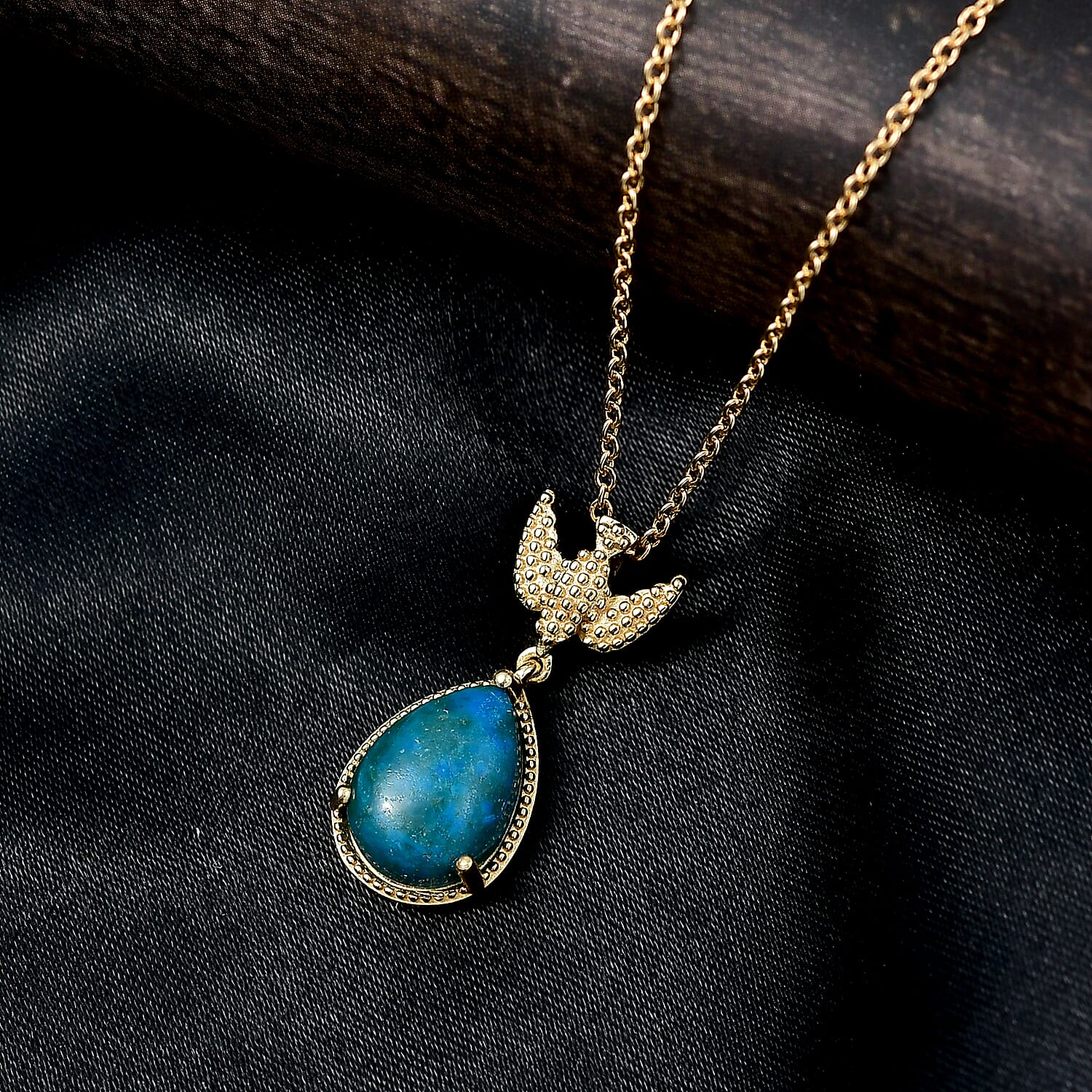 Opalina Pendant with Chain (Size 20) Stainless Steel  4.500  Ct.