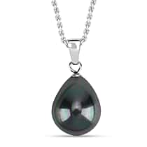 Tahitian Color Shell Pearl Pendant with Chain (Size 20)