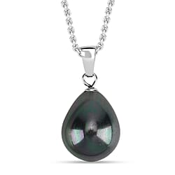 Tahitian Color Shell Pearl Pendant with Chain (Size 20)