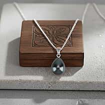 Tahitian Color Shell Pearl Pendant with Chain (Size 20)