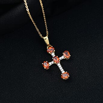 https://tjcuk.sirv.com/Products/44/4/4441165/Hessonite-Garnet-Moissanite-Pendant-with-Torn-Chain-19DC-Size-20-in-18_4441165_1.jpg?w=342&h=342