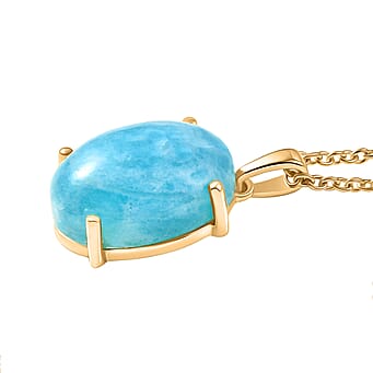 https://tjcuk.sirv.com/Products/44/4/4441278/EverTrue-Amazonite-Pendant-with-Chain-Size-20-In-Yellow-Gold-Tone-9-54_4441278_3.jpg?w=342&h=342