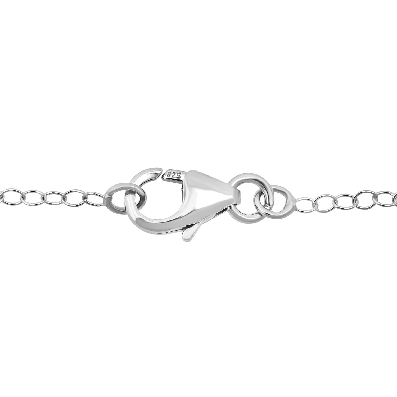 Sunset Zircon,  White Zircon,  Red Sapphire Pendant with Chain (Size 20) in Rhodium Overlay Sterling Silver 1.76 ct  Silver Wt. 5 Gms  4.510  Ct.