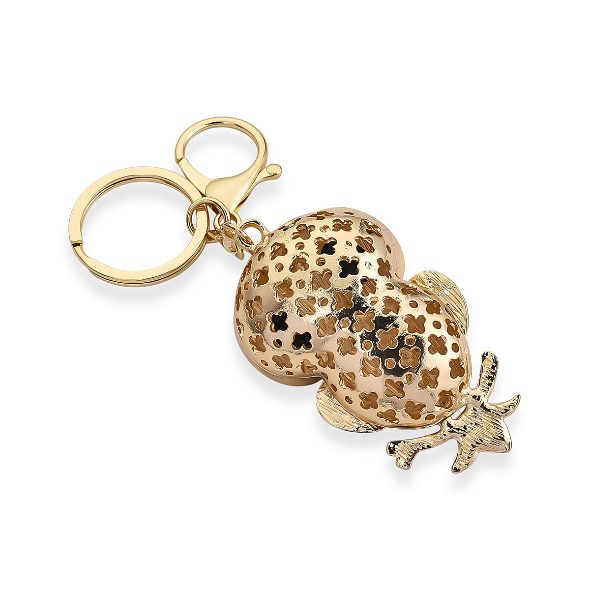 Set of 2 - Multi Colour Crystal Keychain in Christmas & Owl Design