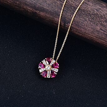 https://tjcuk.sirv.com/Products/44/4/4446489/Rhodolite-Garnet-White-Zircon-Pendant-with-Chain-Size-20-in-18K-YG-Pla_4446489_1.jpg?w=342&h=342