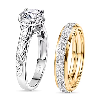 https://tjcuk.sirv.com/Products/44/4/4449284/Set-of-2-D-Joy-Moissanite-Band-Ring-in-Platinum-Overlay-Sterling-1-00-_4449284_3.jpg?w=342&h=342