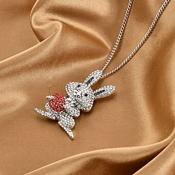 https://tjcuk.sirv.com/Products/44/4/4449416/Multi-Colour-Austrian-Crystal-Bunny-Pendant-Cum-Brooch-with-Chain-Size_4449416_2.jpg?w=342&h=342