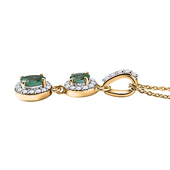 https://tjcuk.sirv.com/Products/44/4/4449470/D-Joy-Zambian-Emerald-White-Zircon-Pendant-with-Chain-Size-20-in-18K-V_4449470_3.jpg?w=342&h=342