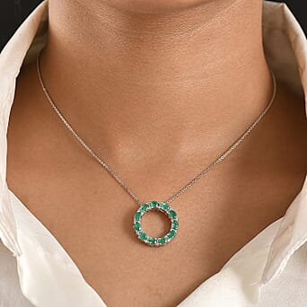 https://tjcuk.sirv.com/Products/44/4/4449475/D-Joy-Zambian-Emerald-White-Zircon-Pendant-with-Chain-Size-20-in-Rhodi_4449475_2.jpg?w=342&h=342