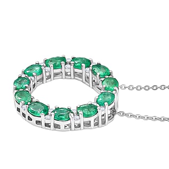 https://tjcuk.sirv.com/Products/44/4/4449475/D-Joy-Zambian-Emerald-White-Zircon-Pendant-with-Chain-Size-20-in-Rhodi_4449475_3.jpg?w=342&h=342
