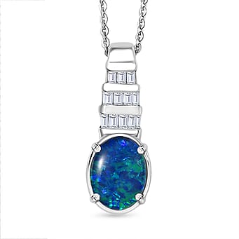 https://tjcuk.sirv.com/Products/44/4/4449518/Boulder-Opal-Triplet-Moissanite-Pendant-with-Chain-Size-20-in-Rhodium-_4449518.jpg?w=342&h=342
