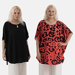 styled by Round neck top
