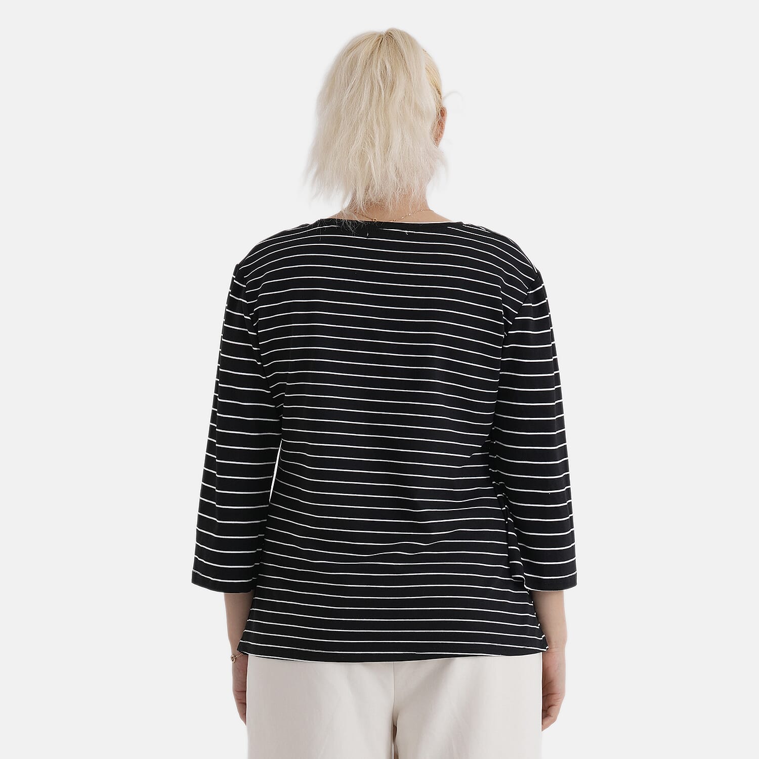 & Maisi Set of 2 - 3/4 Sleeve Cotton Tops