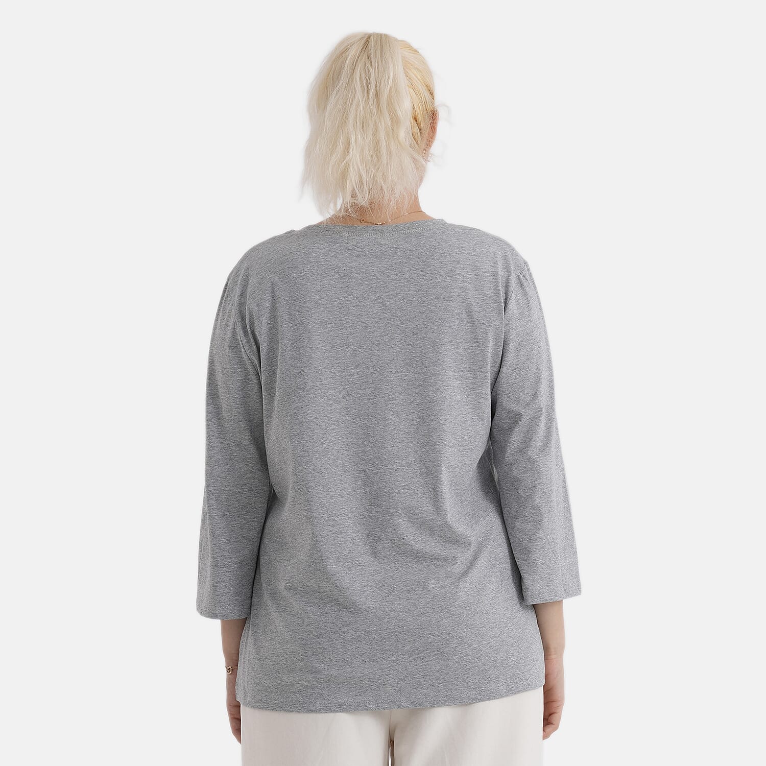 & Maisi Set of 2 - 3/4 Sleeve Cotton Tops