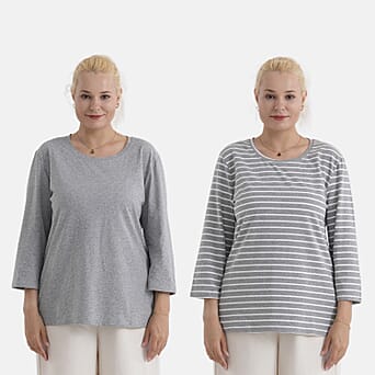 https://tjcuk.sirv.com/Products/44/5/4452238/Maisi-set-of-2-cotton-3-4-sleeve-topsize-XL-Bust-64-5cm-Length-71-8cm-_4452238.jpg?w=342&h=342