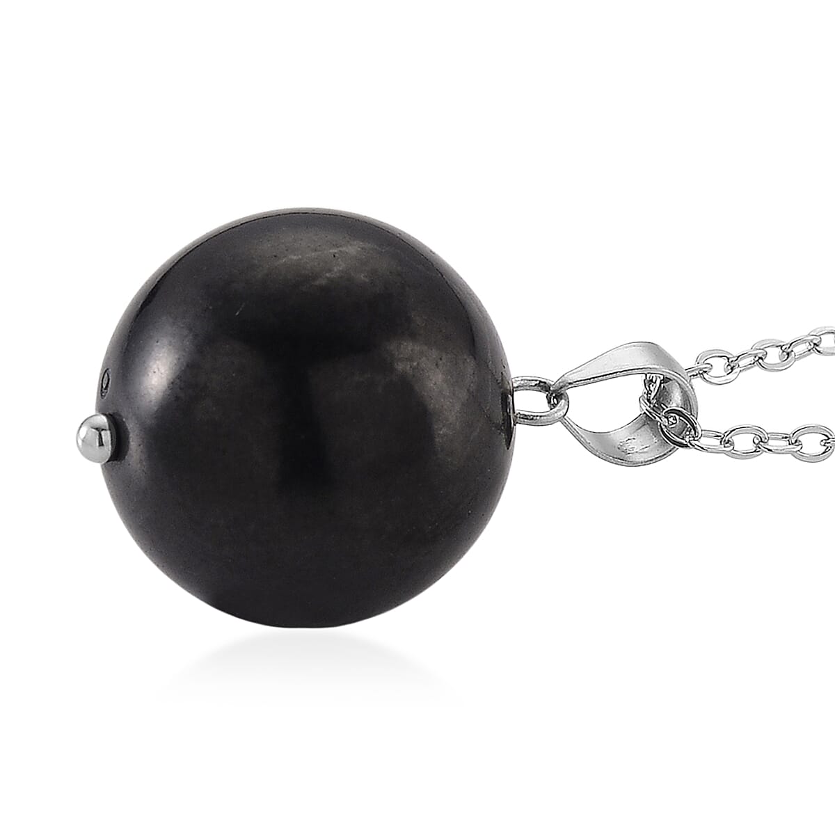 2 Piece Set - Natural Shungite Lever Back Earrings and Pendant with Chain (Size 20) 45.00 Ct.