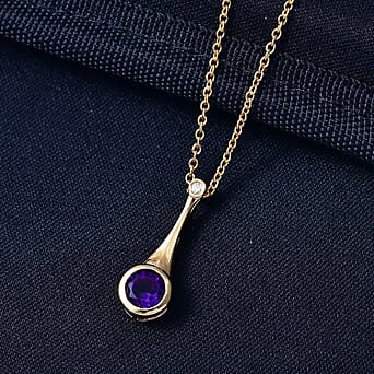 https://tjcuk.sirv.com/Products/44/5/4454512/African-Amethyst-Moissanite-Pendant-with-Chain-Size-20-Mix-Metal-0-08-_4454512_2.jpg?w=342&h=342