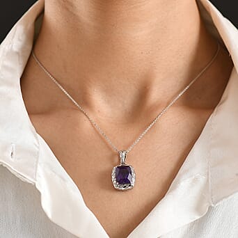 https://tjcuk.sirv.com/Products/44/5/4454716/African-Amethyst-Pendant-with-Chain-Size-20-in-Rhodium-Overlay-Sterlin_4454716_1.jpg?w=342&h=342