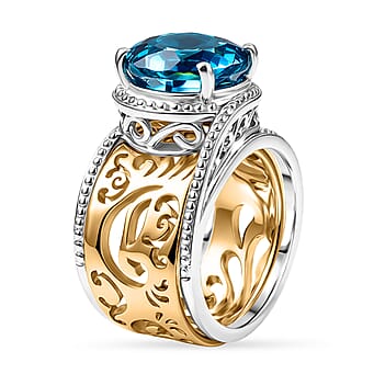 https://tjcuk.sirv.com/Products/44/5/4454944/EverTrue-Set-of-2-Capri-Blue-Triplet-Quartz-Stackable-Ring-in-Yellow-G_4454944_3.jpg?w=342&h=342
