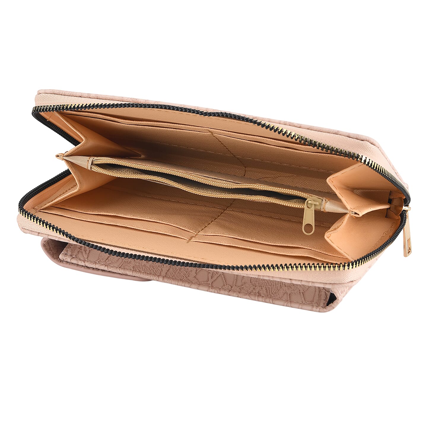La Marey Wallet & Bracelet Gift Set- Peach