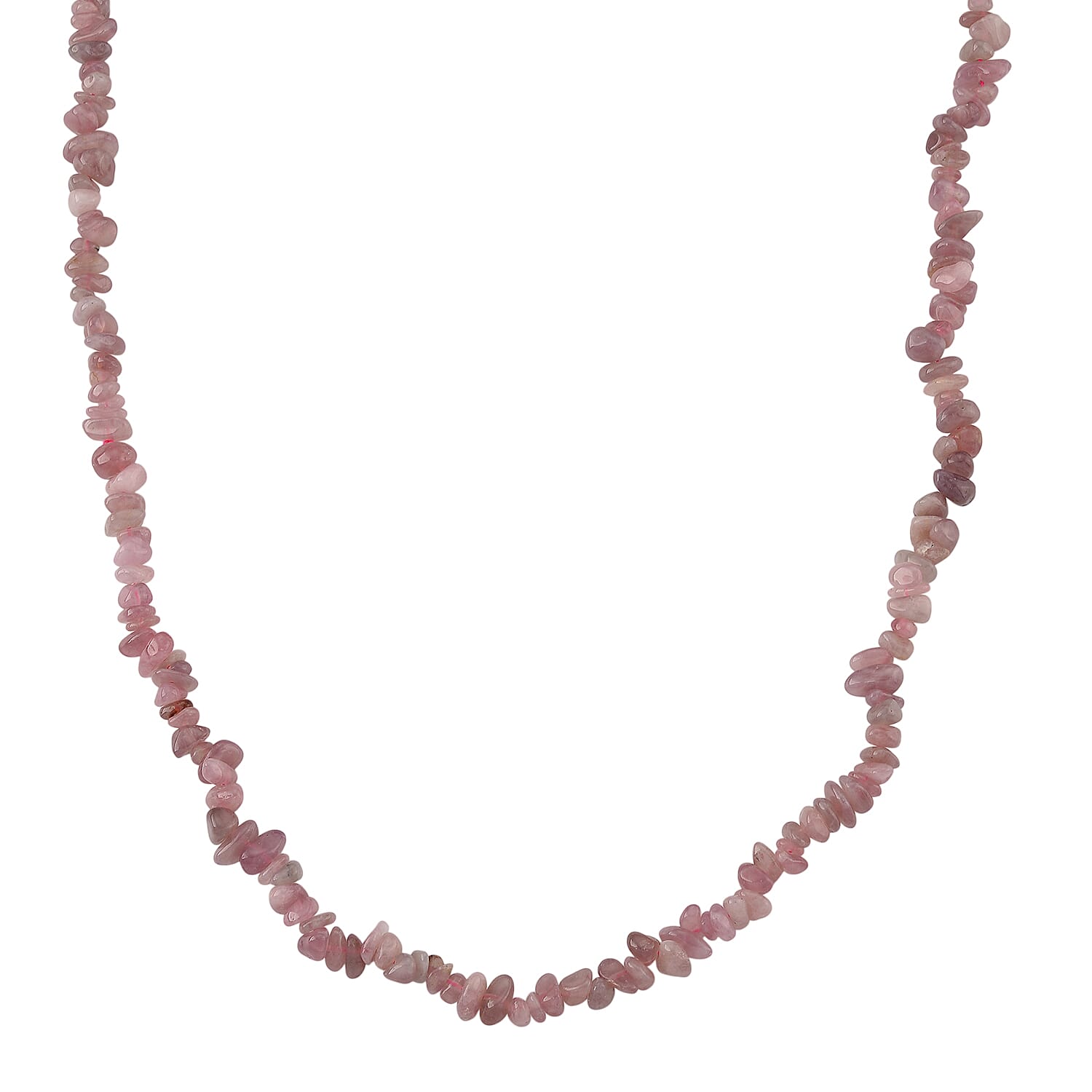 Set of 3 - Green Aventurine, Madagascar Rose Quartz & African Amethyst Chips Necklace (Size - 32) & 6 Pcs of Stretchable Bracelet (Size - 7) 1350.00 Ct.