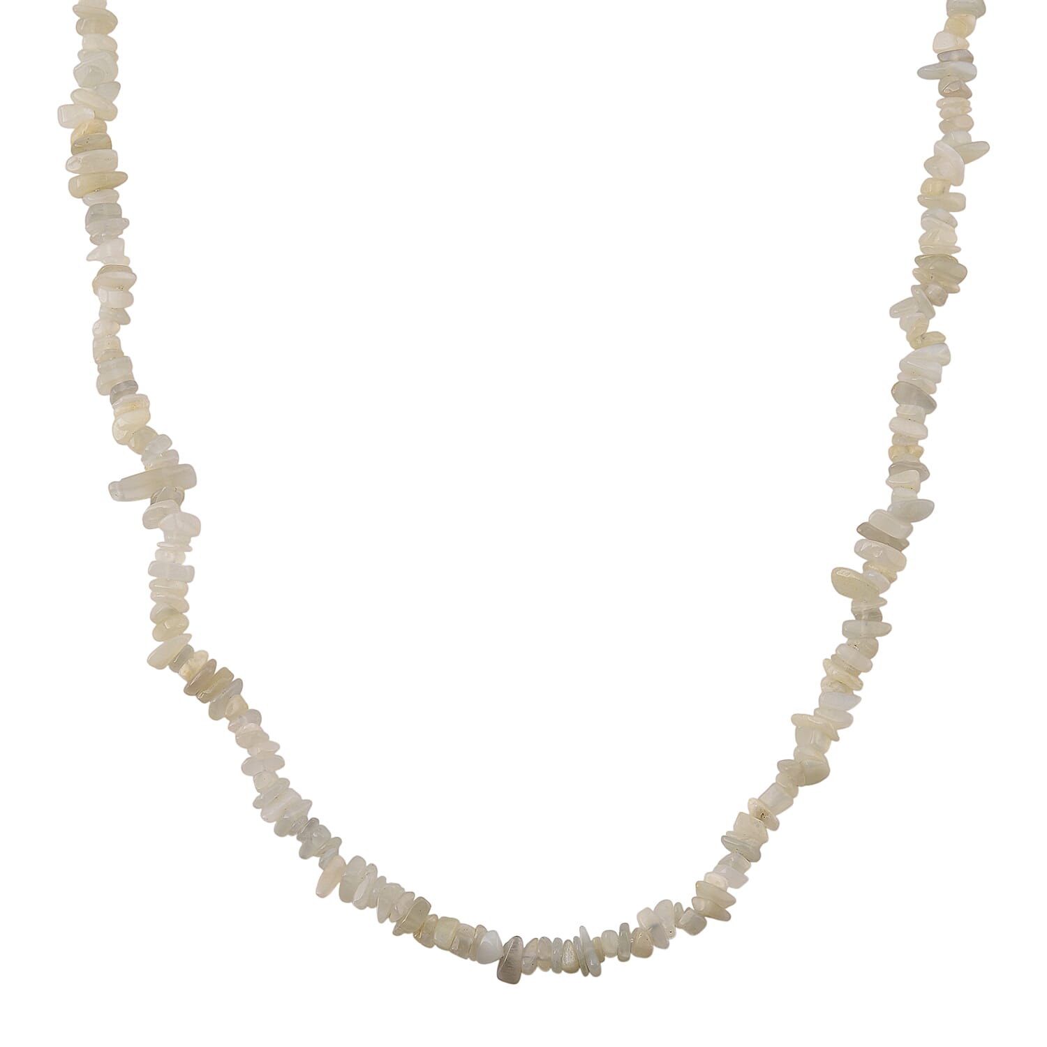 Set of 3 - Golden Obsidian, Labradorite & White Moonstone Chips Necklace (Size - 32) & 6 pcs of Stretchable Bracelet (Size - 7) 1350.00 Ct.