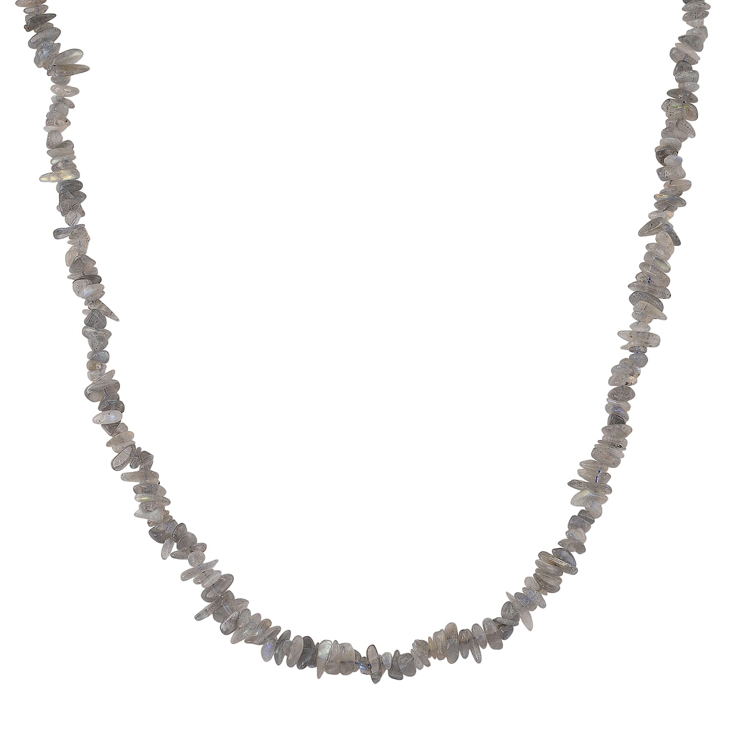 Set of 3 - Golden Obsidian, Labradorite & White Moonstone Chips Necklace (Size - 32) & 6 pcs of Stretchable Bracelet (Size - 7) 1350.00 Ct.