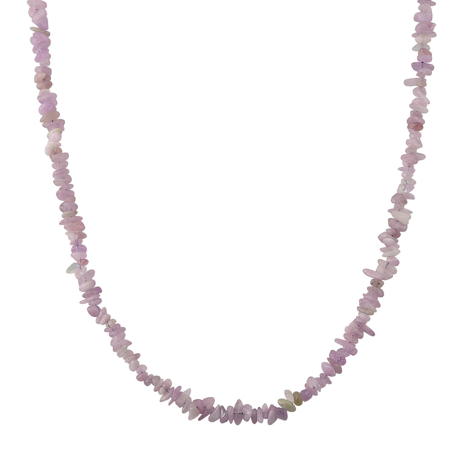 Set of 3 - Nephrite Jade, Kunzite & Neon Apatite Chips Necklace (Size - 32) & 6 pcs of Stretchable Bracelet (Size - 7) 1350.00 Ct.