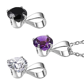 https://tjcuk.sirv.com/Products/44/5/4458129/Set-of-3-White-Topaz-Black-Spinel-African-Amethyst-Solitaire-Pendant-w_4458129_3.jpg?w=342&h=342