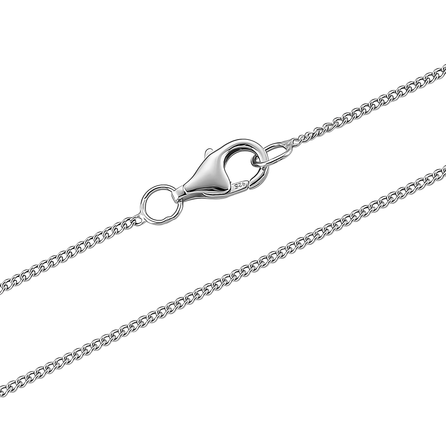 D'Joy Moissanite GRA Certified Solitaire Pendant with Chain (Size 18) in Rhodium Overlay Sterling Silver 1.00 Ct.