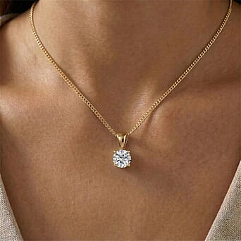https://tjcuk.sirv.com/Products/44/5/4459292/Moissanite-Solitaire-Pendant-with-Chain-Size-18-in-Yellow-Gold-Plated-_4459292_1.jpg?w=342&h=342