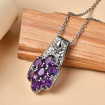 https://tjcuk.sirv.com/Products/44/6/4460681/EverTrue-African-Amethyst-Floral-Cluster-Pendant-with-Chain-Size-20-3-_4460681_2.jpg?w=342&h=342