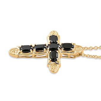 https://tjcuk.sirv.com/Products/44/6/4460686/EverTrue-Black-Spinel-Pendant-with-Chain-Size-20-in-Yellow-Gold-Tone-3_4460686_3.jpg?w=342&h=342