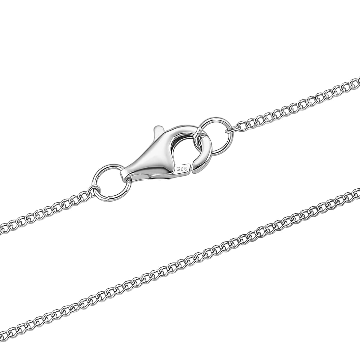 D'Joy GRA Certified Moissanite D-VVS1 Solitaire Pendant with Chain (Size 18) in Rhodium Overlay Sterling Silver 1.00 Ct