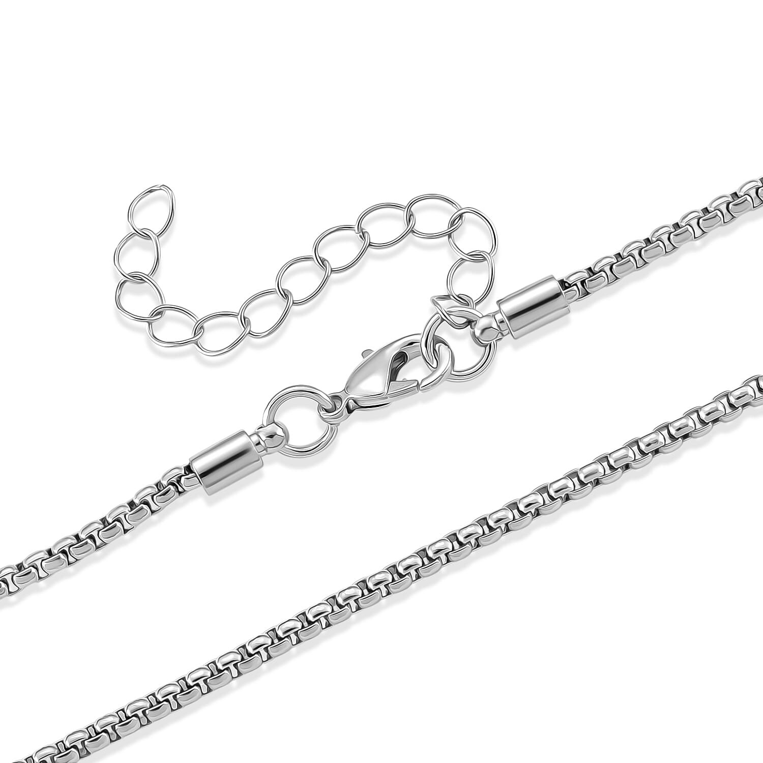 Abalone Shell & Multi Color Crystal Butterfly Pendant with Chain (Size 24-2 Ext) in Silver Tone 2.00 Ct.