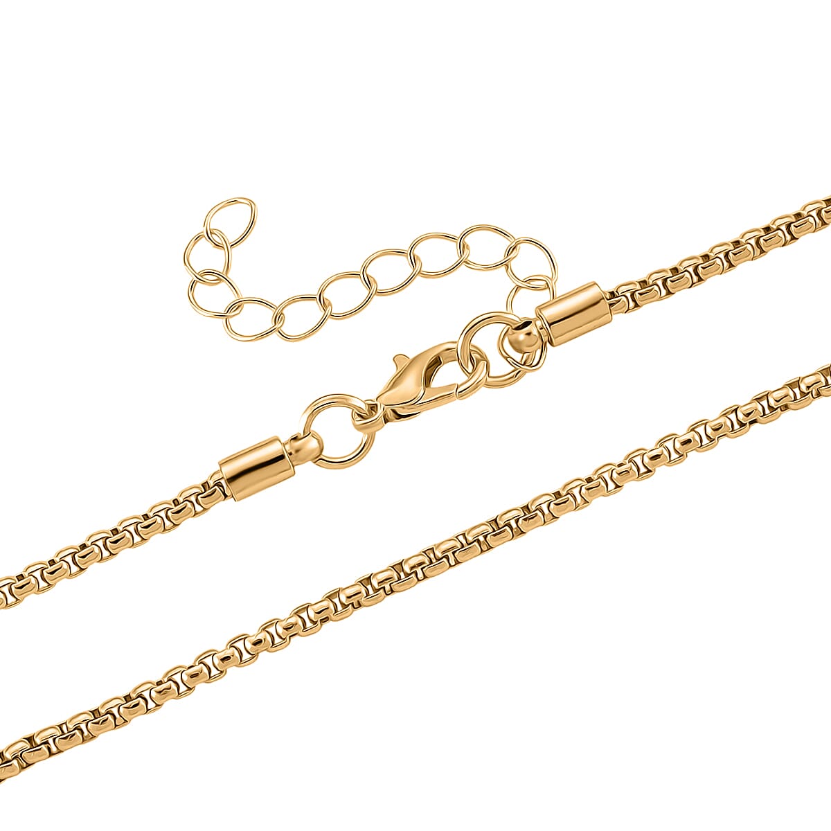 Abalone Shell & Multi Color Crystal Butterfly Pendant with Chain (Size 24-2 Ext) in Yellow Gold Tone 2.00 Ct.