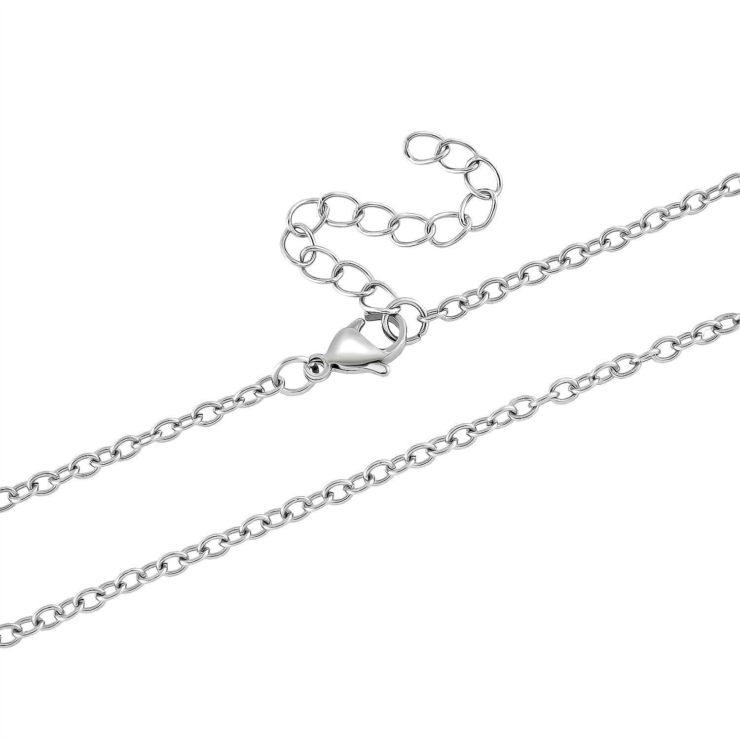 Abalone Shell & White Cubic Zirconia Butterfly Pendant with Chain (Size 24-2 Ext) in Silver Tone 8.00 Ct.