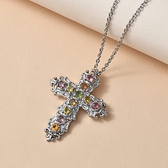 https://tjcuk.sirv.com/Products/44/6/4464520/EverTrue-Multi-Tourmaline-Cross-Pendant-with-Chain-Size-20-1-42-Ct_4464520_2.jpg?w=342&h=342