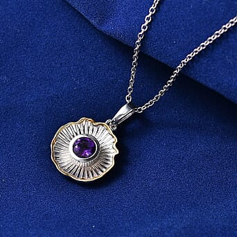 https://tjcuk.sirv.com/Products/44/6/4465839/EverTrue-African-Amethyst-Solitaire-Pendant-with-Chain-Size-20-in-Yell_4465839_2.jpg?w=342&h=342