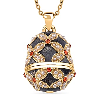 https://tjcuk.sirv.com/Products/44/6/4468176/Orange-Crystal-Enamled-White-Resin-Pearl-Floral-Egg-Pendant-with-Chain_4468176.jpg?w=342&h=342