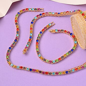 https://tjcuk.sirv.com/Products/44/6/4468515/Set-of-2-Multi-Color-Crystal-Necklace-Size-20-Bracelet-Size-7-in-Yello_4468515_2.jpg?w=342&h=342