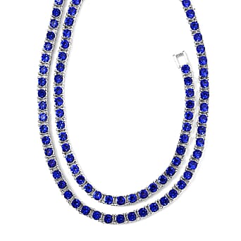 https://tjcuk.sirv.com/Products/44/6/4468565/Set-of-2-Blue-Crystal-Necklace-Size-20-Tennis-Bracelet-Size-7-5-in-Sil_4468565_3.jpg?w=342&h=342