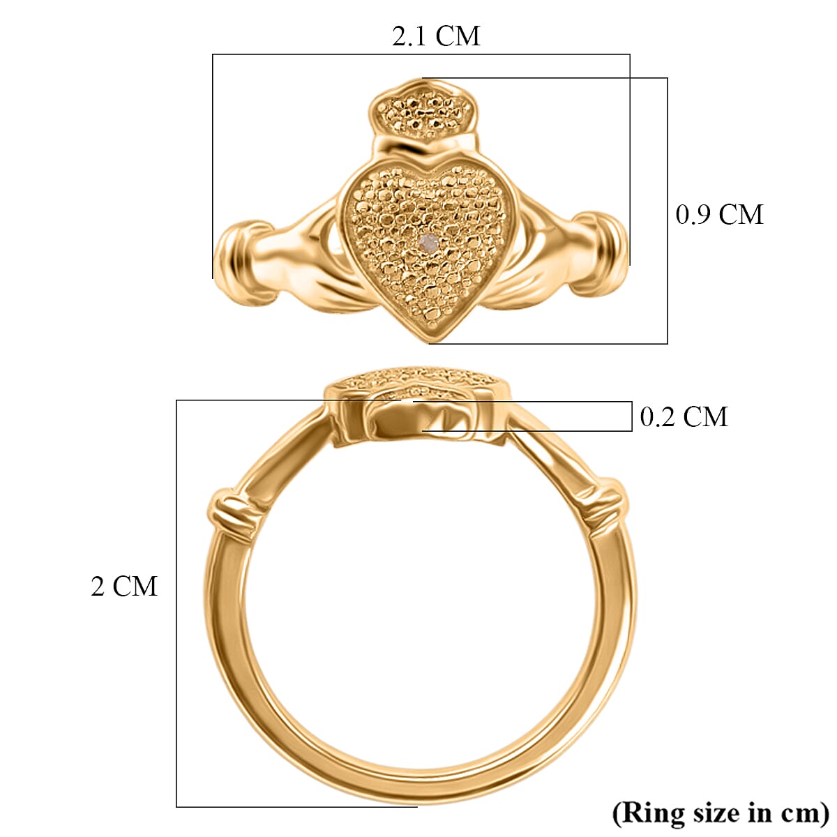 Set of 3 - EverTrue Multi Diamond Ring