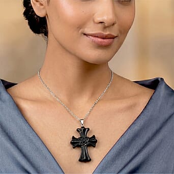 https://tjcuk.sirv.com/Products/44/7/4472987/Shungite-Cross-Pendant-with-Chain-Size-20-in-Silver-Tone-50-00-Ct_4472987_1.jpg?w=342&h=342